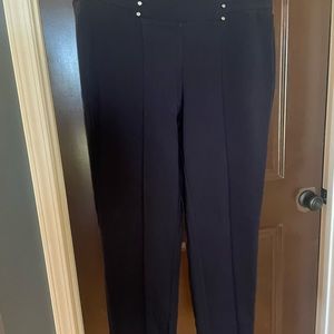 Rafaela Navy pull-on pants